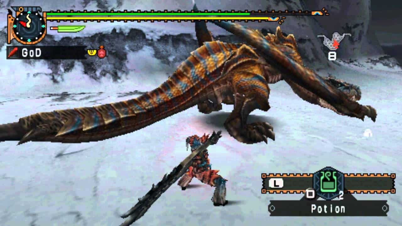 نتیجه تصویری برای ‪Monster Hunter Portable 2 gameplay‬‏