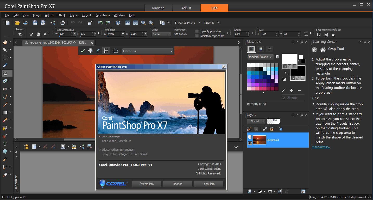 download corel paintshop pro x7