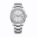 Rolex Datejust 36 Stainless Steel White Gold Diamond Bezel 116244 7 Rolex Datejust 116244
