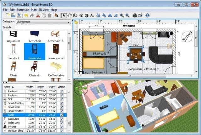 sweet home 3d import floor plan