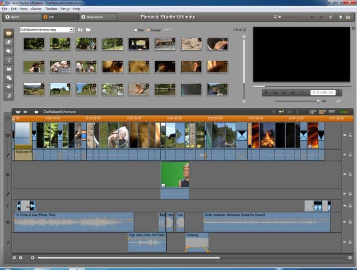 pinnacle studio 20 resize video