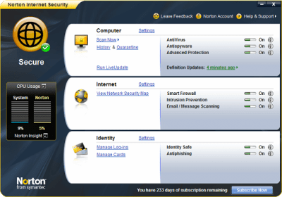 Norton Internet Security Netbook Edition Product Key