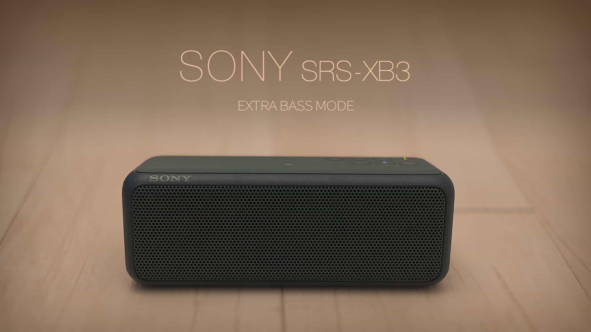 sony bluetooth speaker xb3