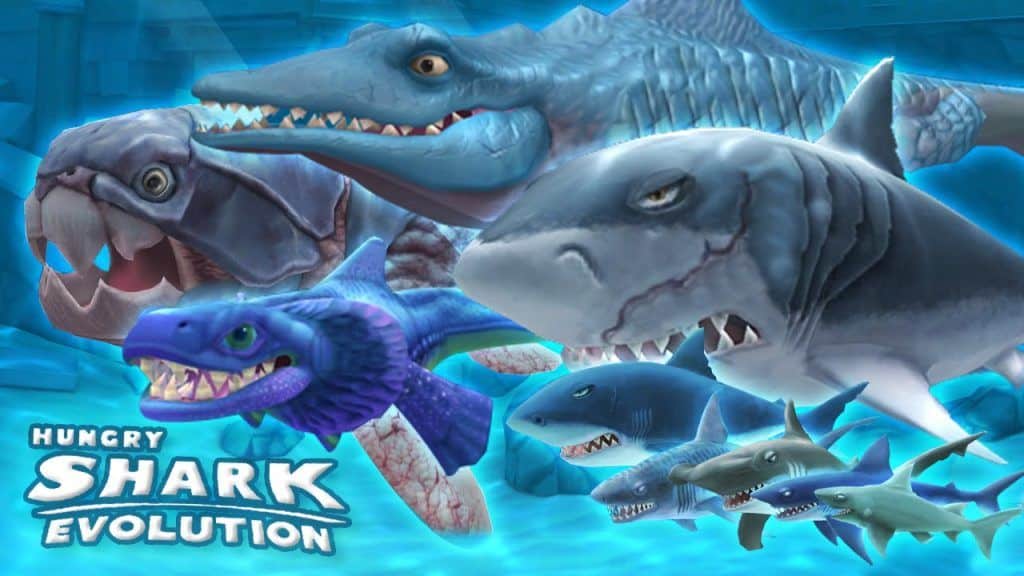 hungry shark evolution map locations