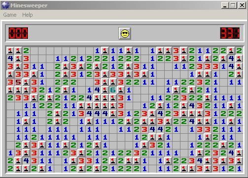 simple minesweeper game in python