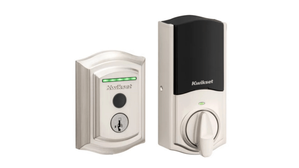 kwikset halo touch traditional arched wifi fingerprint smart lock contemporary in satin nickel square review