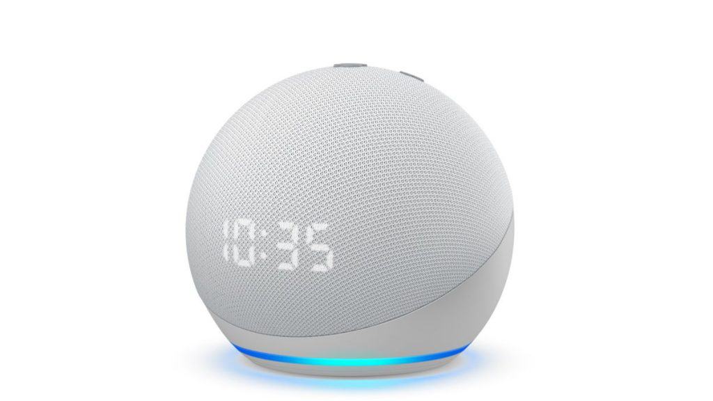 amazon echo dot 4th generation alarm clock with and alexa (gen 4) glacier white twilight blue review (4th gen) a is an can be used as best price gen black where to buy night light how connect glow does have 3rd what on mean charcoal currys the come in - ireland there work together smart speaker with/ (2020)