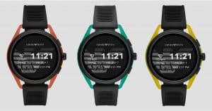 emporio armani smartwatch 3 art5029 yellow aluminum black connected (gen 3) (art5011) stainless steel bands battery life - epdm synthetic rubber review buy matte touchscreen art5019 charger gen 5 test release date features vs fossil gold-tone green gold hybrid india price in is a good watch manual opiniones specs straps silver waterproof