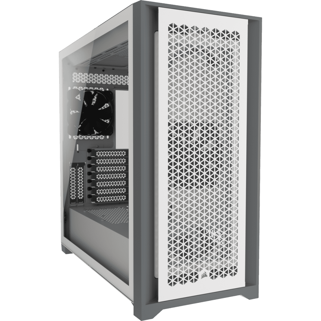 corsair 5000d tempered glass mid-tower atx pc case airflow gaming black replacement vs beyaz mid tower kasa siyah - (black/white) white review