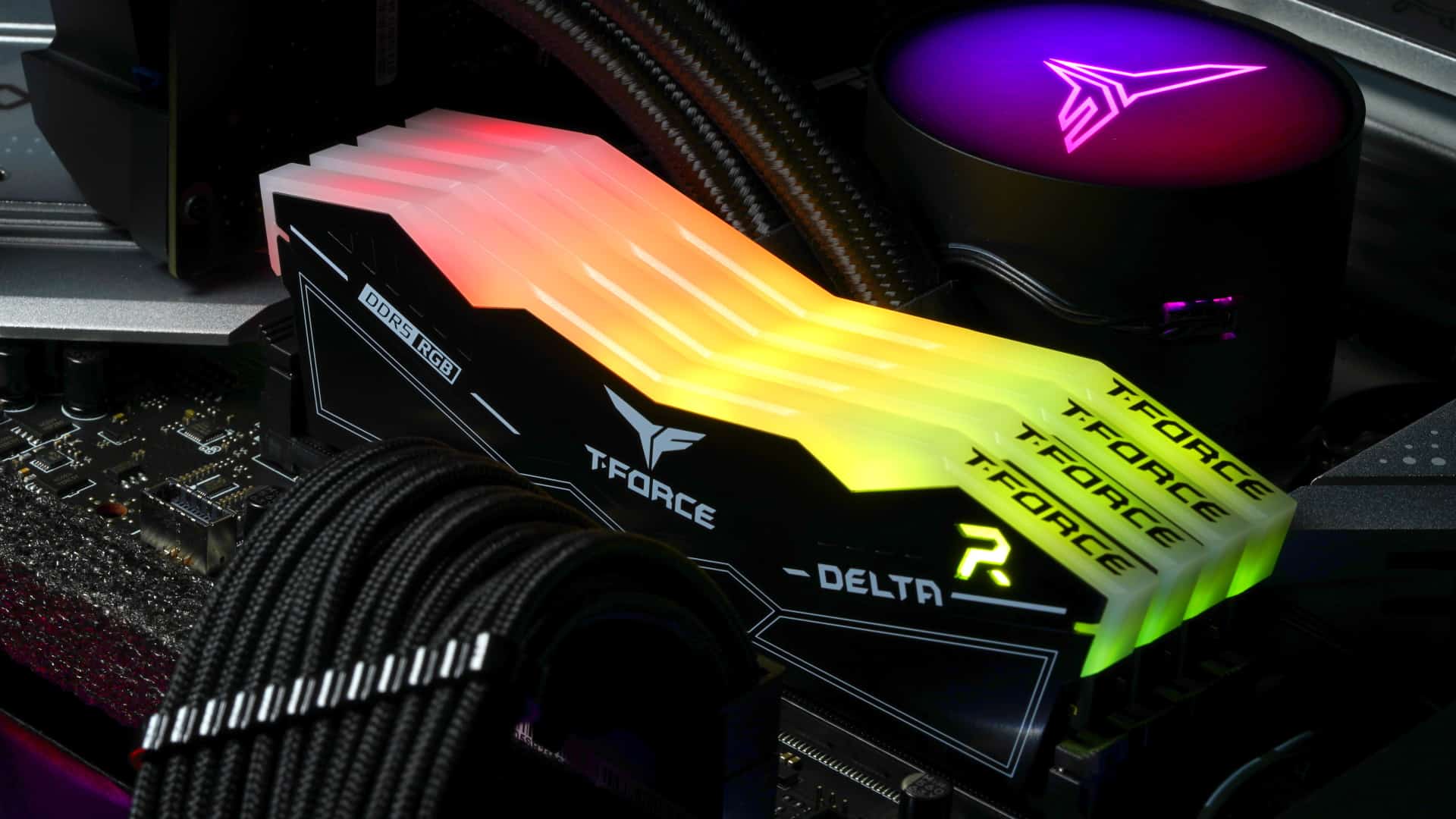 teamgroup t-force delta rgb ddr5 32gb kit (2x16gb) 6400mhz t force not working how to change color