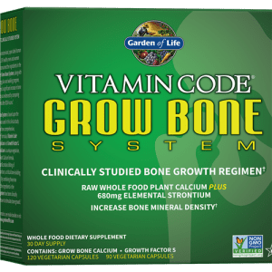 amazon garden of life vitamin code grow bone system what is important for growth buy helps with 30 day supply side effects kit 1 does k2 build bones reviews 2 part program are the three vitamins needed review raw