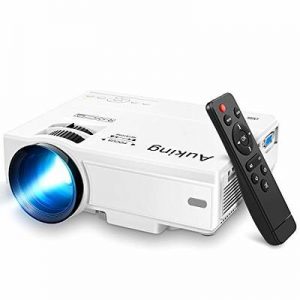 ASAKUKI 8000 Lumens Home Movie Projector