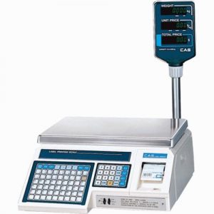 CAS LP 1000N Label Printing Scale Legal For Trade