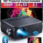 CLOKOWE 10000L 1080P HD 5G WiFi Bluetooth Projector 4 CLOKOWE 10000L 1080P HD 5G WiFi Bluetooth Projector