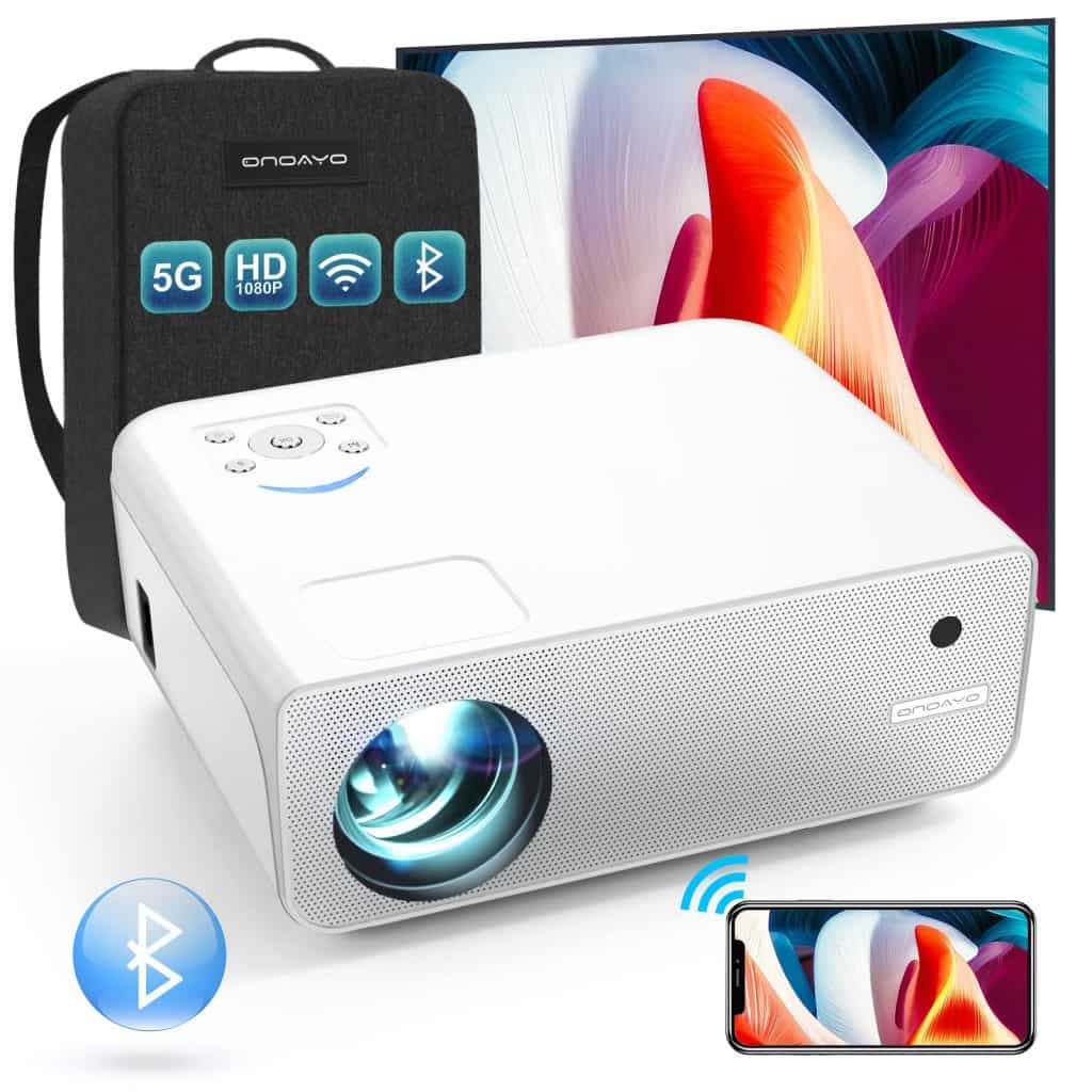 Native 1080P Portable Outdoor Projector 4K Supported