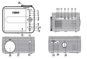 Naxa Electronics NYP-2502C 22 Naxa Electronics NYP 2502C