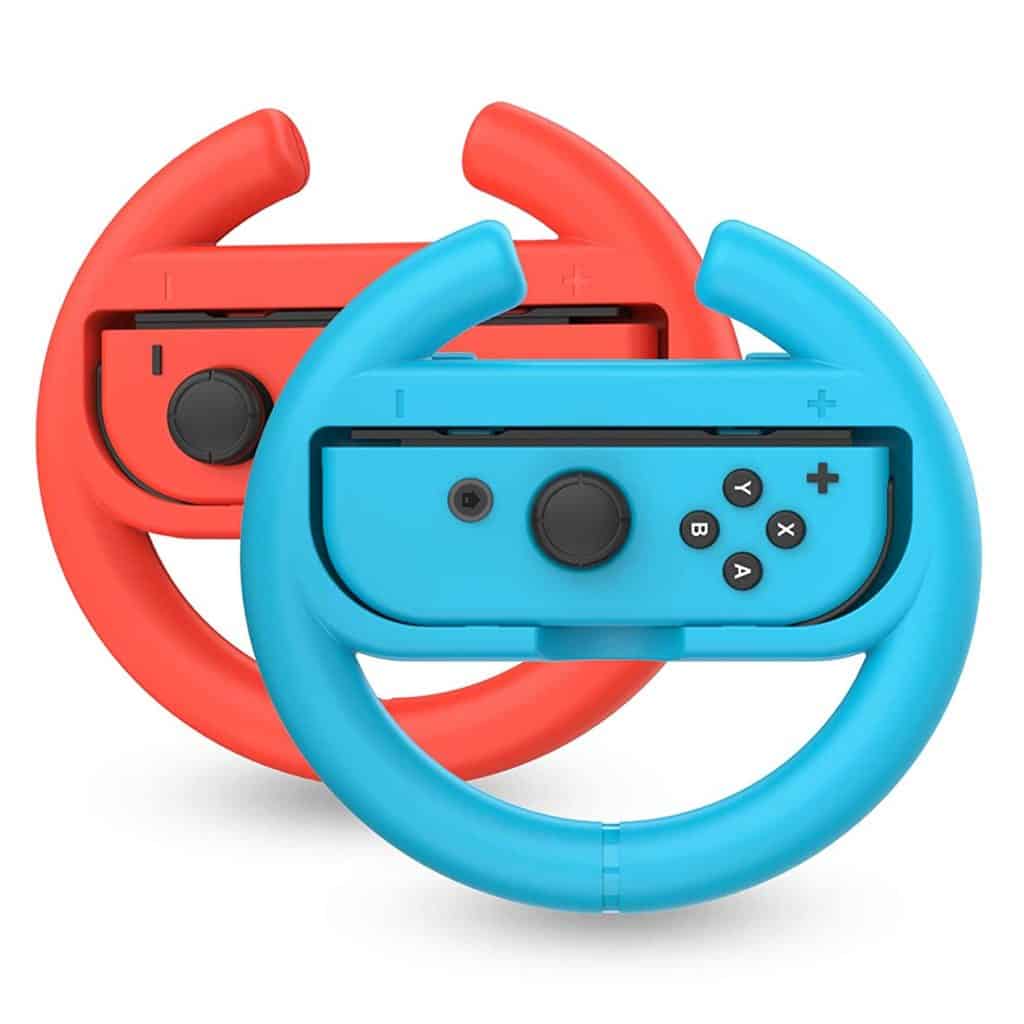 TALK WORKS Nintendo Switch Racing Wheel Controllers For Joy-Con