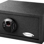 BARSKA Digital Keypad Biometric Fingerprint Security Home Safe Box