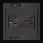 Blue Sea Systems 1479 360 Panel with 120V AC Dual Outlet 3 Blue Sea Systems 1479 360 Panel With 120V AC Dual Outlet