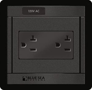 Blue Sea Systems 1479 360 Panel with 120V AC Dual Outlet 13 Blue Sea Systems 1479 360 Panel with 120V AC Dual Outlet