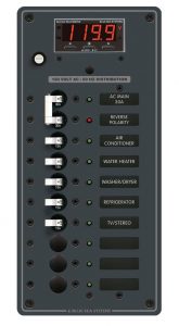 Blue Sea Systems 8406 AC Main + 8 Positions 19 Blue Sea Systems 8406 AC Main 8 Positions