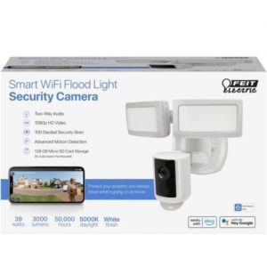 Feit Electric Outdoor Smart Camera Floodlight with Motion Sensor 1 Feit Electric Outdoor Smart Camera Floodlight With Motion Sensor
