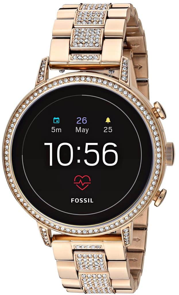 Fossil Women's Gen 4 Venture HR Stainless Steel Touchscreen Smartwatch