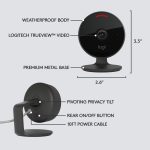 Logitech Circle View Weatherproof Wired Home Security Camera
