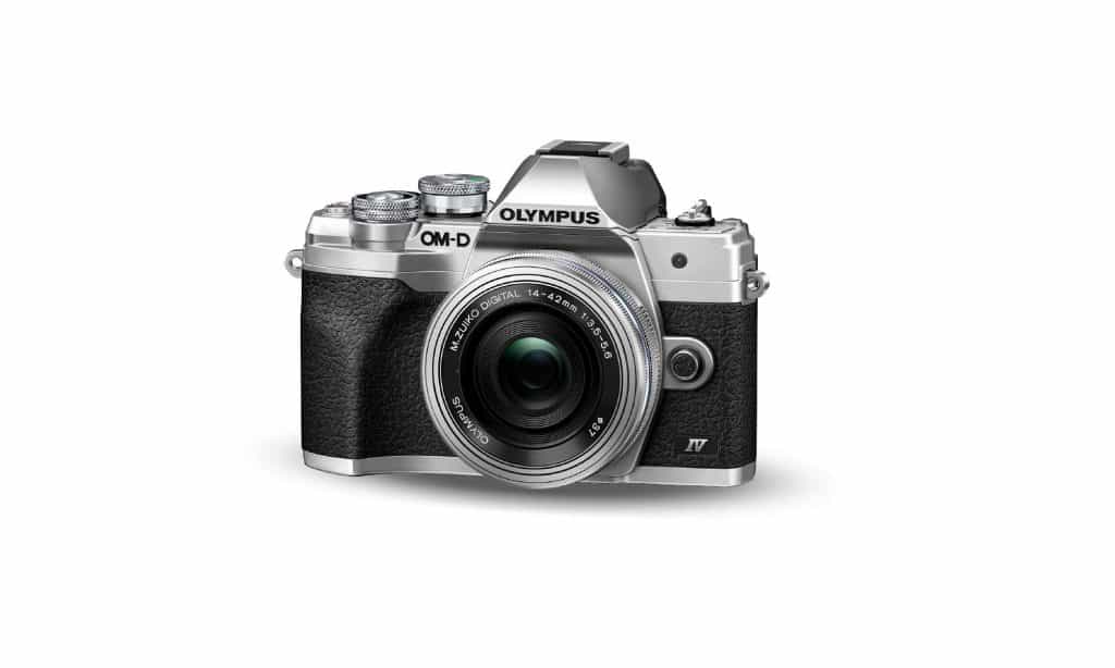 OLYMPUS E-M10 Mark IV Silver Micro Four Thirds System Camera