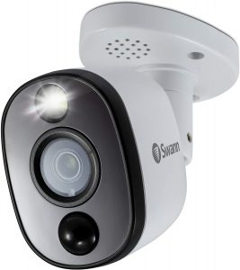 Swann Add On DVR Bullet Security Camera System With Sensor Spotlight