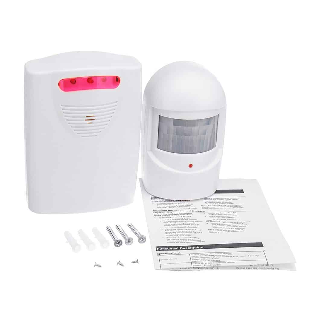 Wireless Driveway Alert System 400 Feet Range by Bunker Hill Security