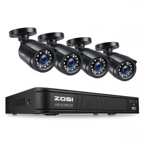 ZOSI 8CH H.265 Home Security Camera System Outdoor