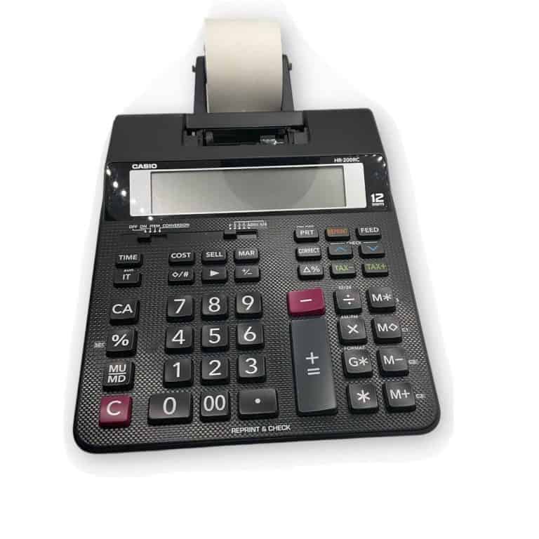 Biareview.com - Casio HR-200RC Printing Calculator