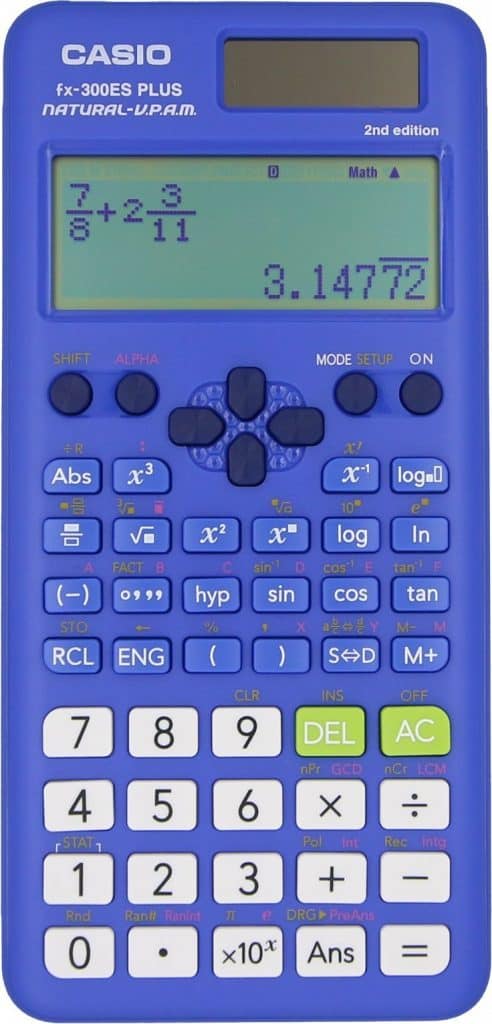 Casio fx-300ESPLS2 Blue Scientific Calculator