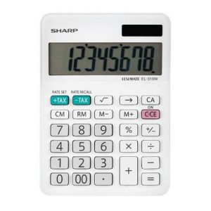 Sharp EL-330WB Standard Function Basic Desktop Calculator