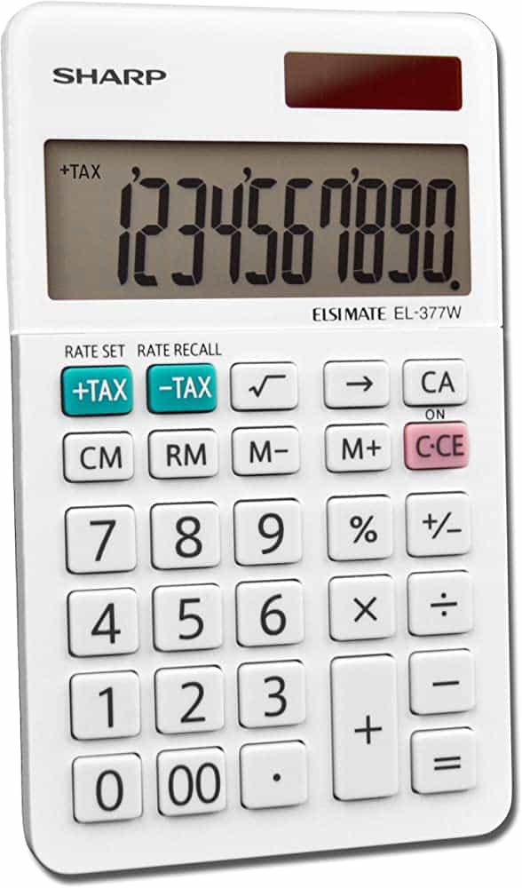 Sharp EL-377WB Business Calculator