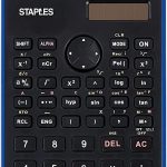 Staples 2167702 Blue Scientific Calculator