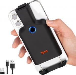 Tera 2D QR Wireless Barcode Scanner Back Clip 3 in 1