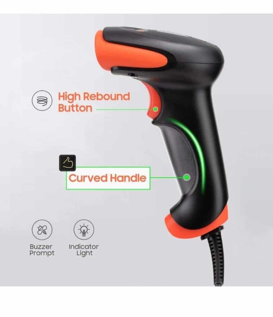 Tera Barcode Scanner Wireless 1D Laser Cordless Barcode Reader