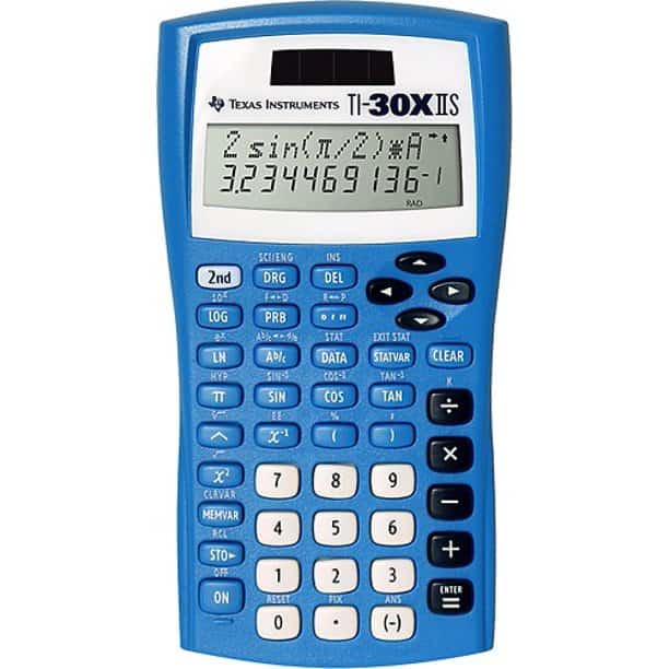 Texas Instruments TI-30X IIS Solar Scientific Calculator