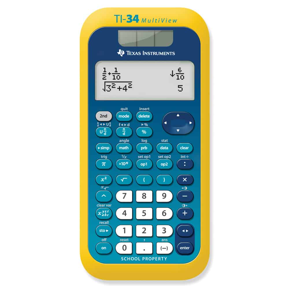 Texas Instruments TI-34 MultiView Scientific Calculator