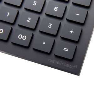 russell+hazel Black Acrylic Calculator