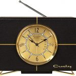 Crosley CR3038A BK Lewis Retro AM FM Bluetooth Tabletop Radio