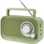 Crosley CR3041A-SG Forte Portable AM/FM Radio 6 Crosley CR3041A SG Forte Portable AM FM Radio With Bluetooth Receiver
