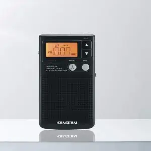 Sangean DT 200X FM Stereo AM Digital Tuning Pocket Radio Black