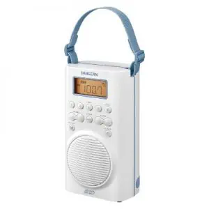 Sangean H205 AM FM Weather Alert Waterproof Shower Radio