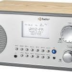 Sangean HDR-18 HD Radio/FM-Stereo/AM Wooden Cabinet Table Top Radio Silver - Elevating Radio Listening to the Next Level 6 Sangean HDR 18 HD Radio FM Stereo AM Wooden Cabinet Table Top Radio Silver