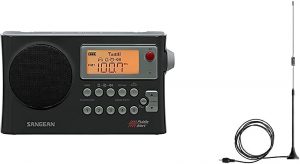Sangean PR D4W AM FM Weather Alert Portable Radio With Bandwidth Narrowing