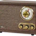 Victrola Wooden Desktop FM Radio with Bluetooth - Nostalgic Charm and Modern Versatility 3 Victrola Wooden Desktop FM Radio With Bluetooth