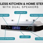 ILive Wireless LED Kitchen Light Wireless Stereo Speaker Digital Alarm Clock Kitchen Timer